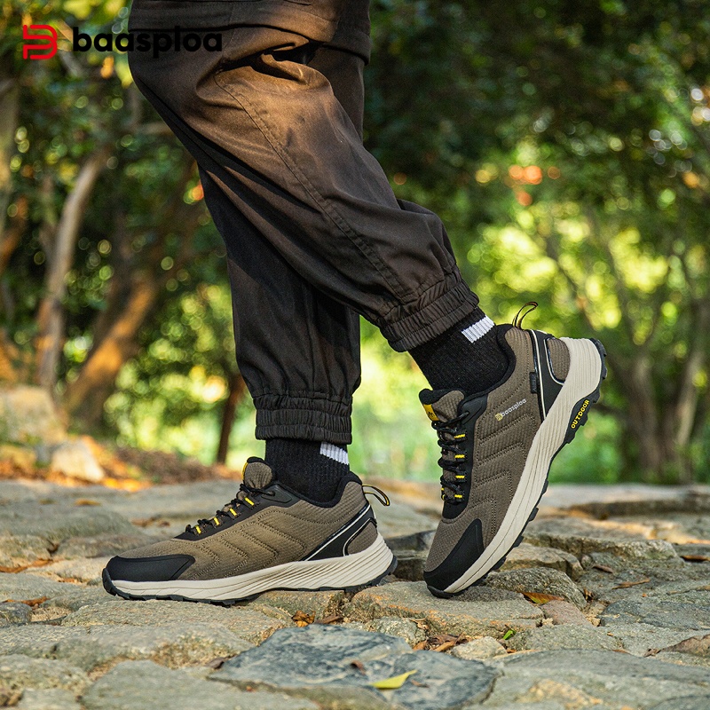 Sports Equipment Brands - Baasploa Men Hiking Shoes Brand High