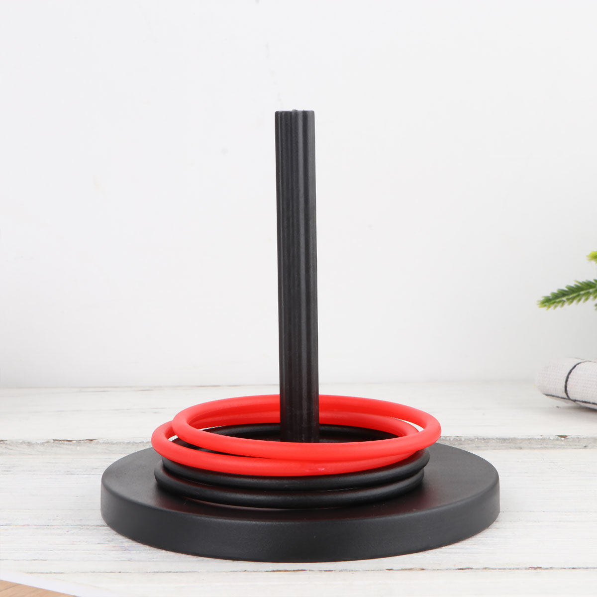Horseshoe Game Set - 18Pcs Plastic Ring Toss Game Horseshoe