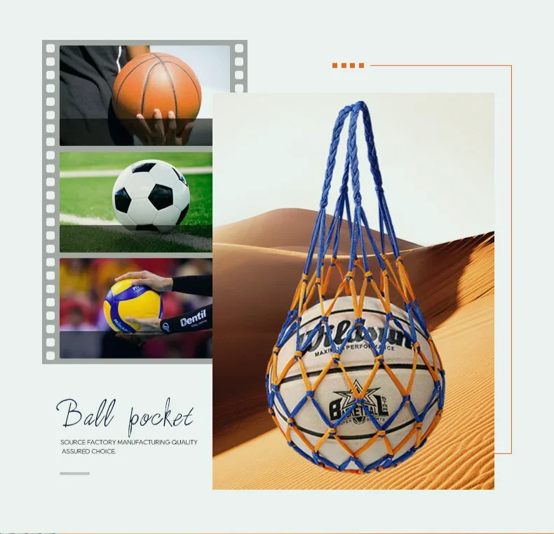 1Pc Football Net Bag Nylon Bol - Sports Equipment Outdoor Storage recension och pris