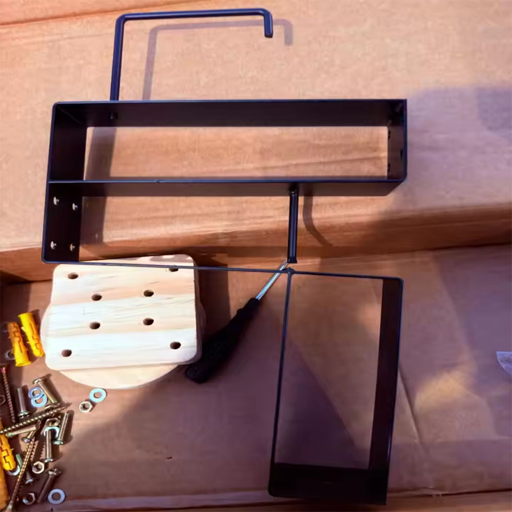 Wood Motorcycle Helmet Holder  - Sports Equipment Organizer recension och pris
