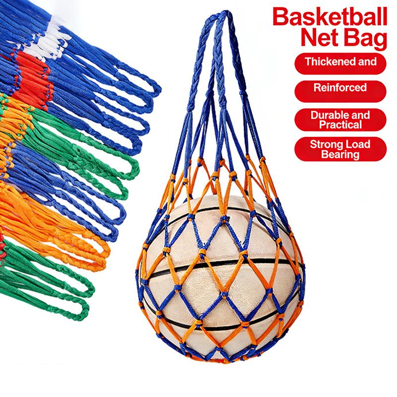 [F] Football Net Bag Nylon Bol - Sports Equipment Outdoor Storage recension och pris