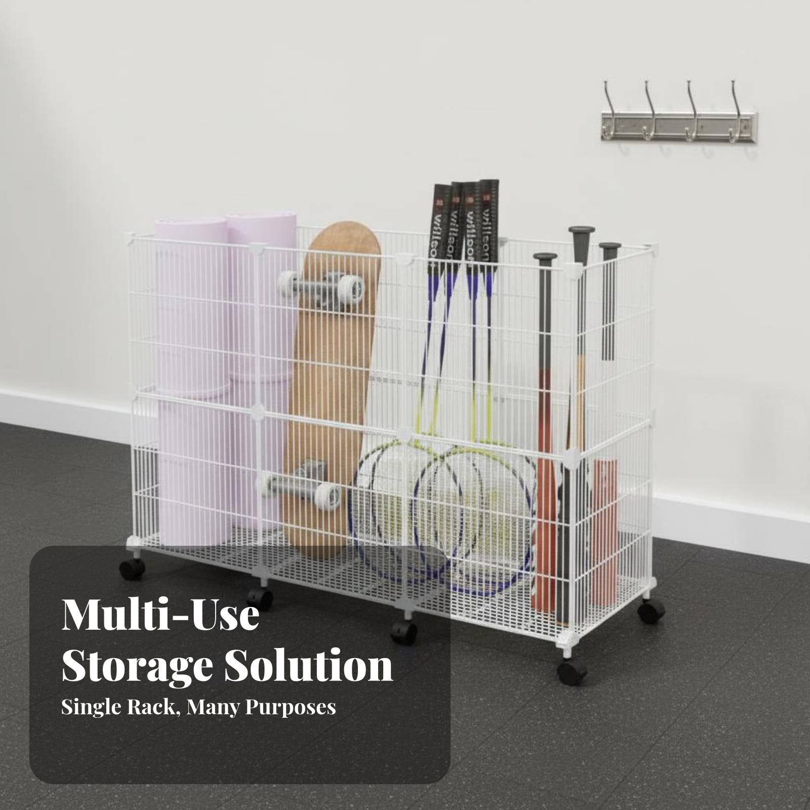 Sports Equipment Storage Cart  - Sports Equipment Organizer recension och pris