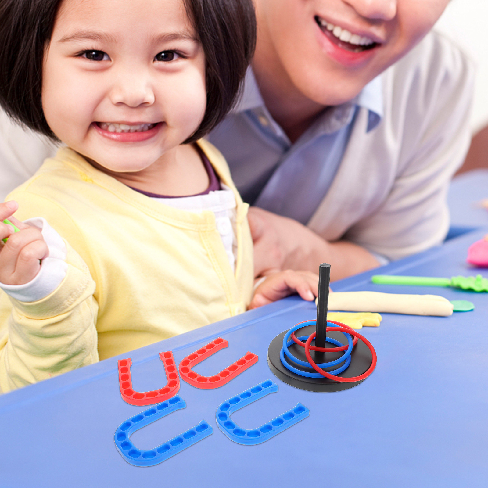 1Set Children Educational Plas - Horseshoe Game Set recension och pris