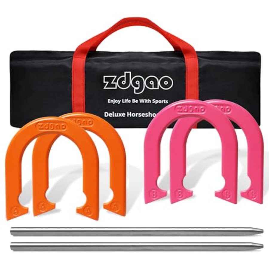 Backyard and beach outdoor gam - Horseshoe Game Set recension och pris