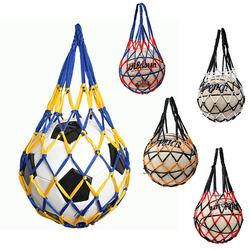 1PC Football Net Bag Nylon Bol - Sports Equipment Outdoor Storage recension och pris