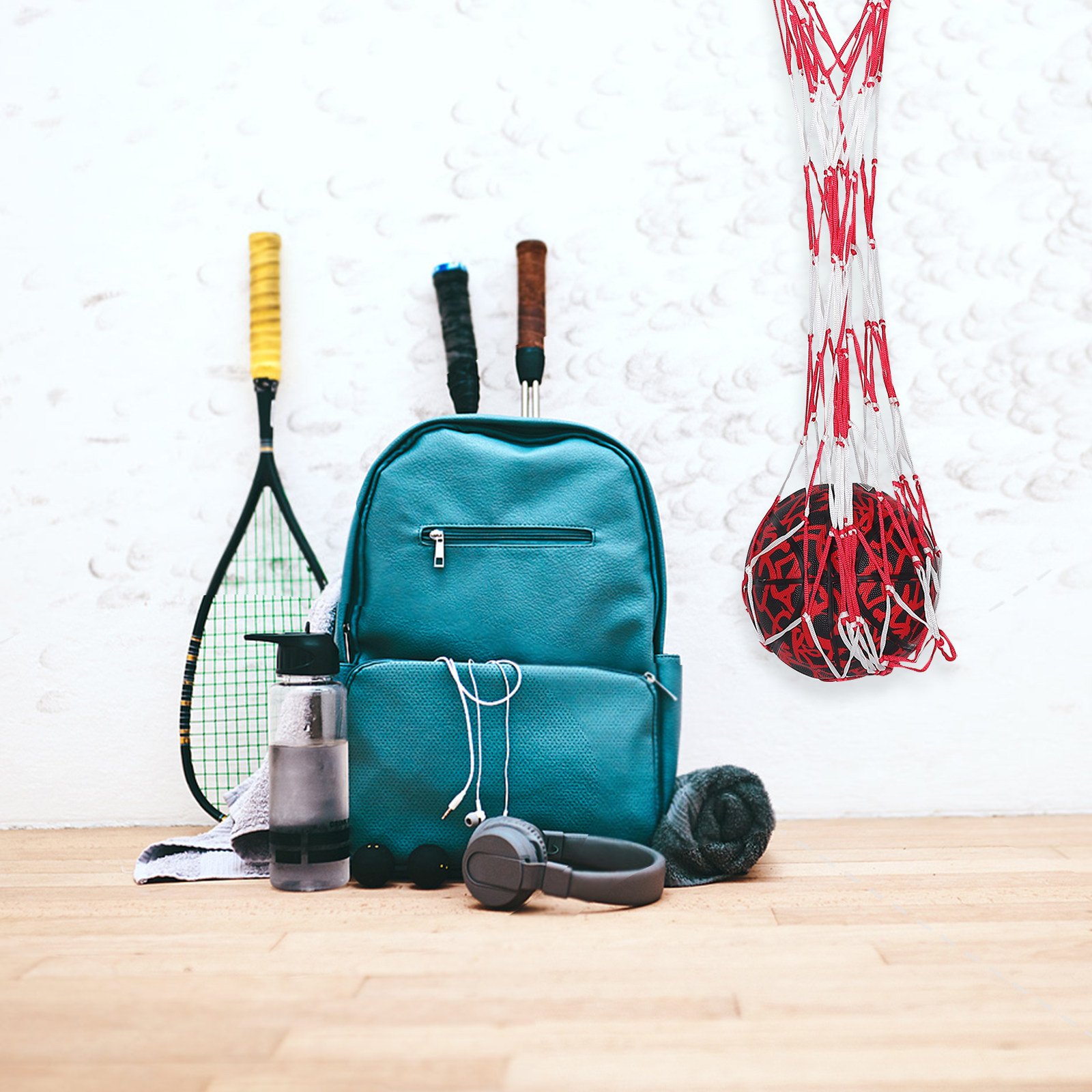 Mesh Ball Storage Bag Portable - Sports Equipment Organizer recension och pris