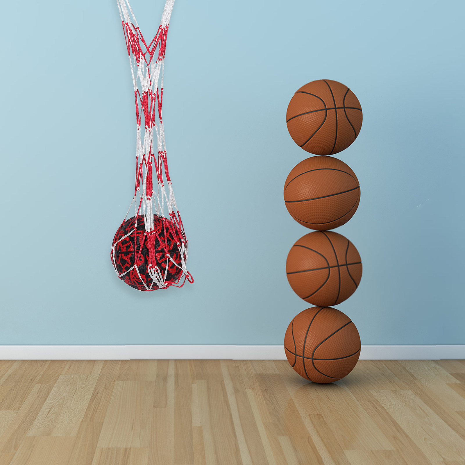 Mesh Ball Storage Bag Portable - Sports Equipment Organizer recension och pris