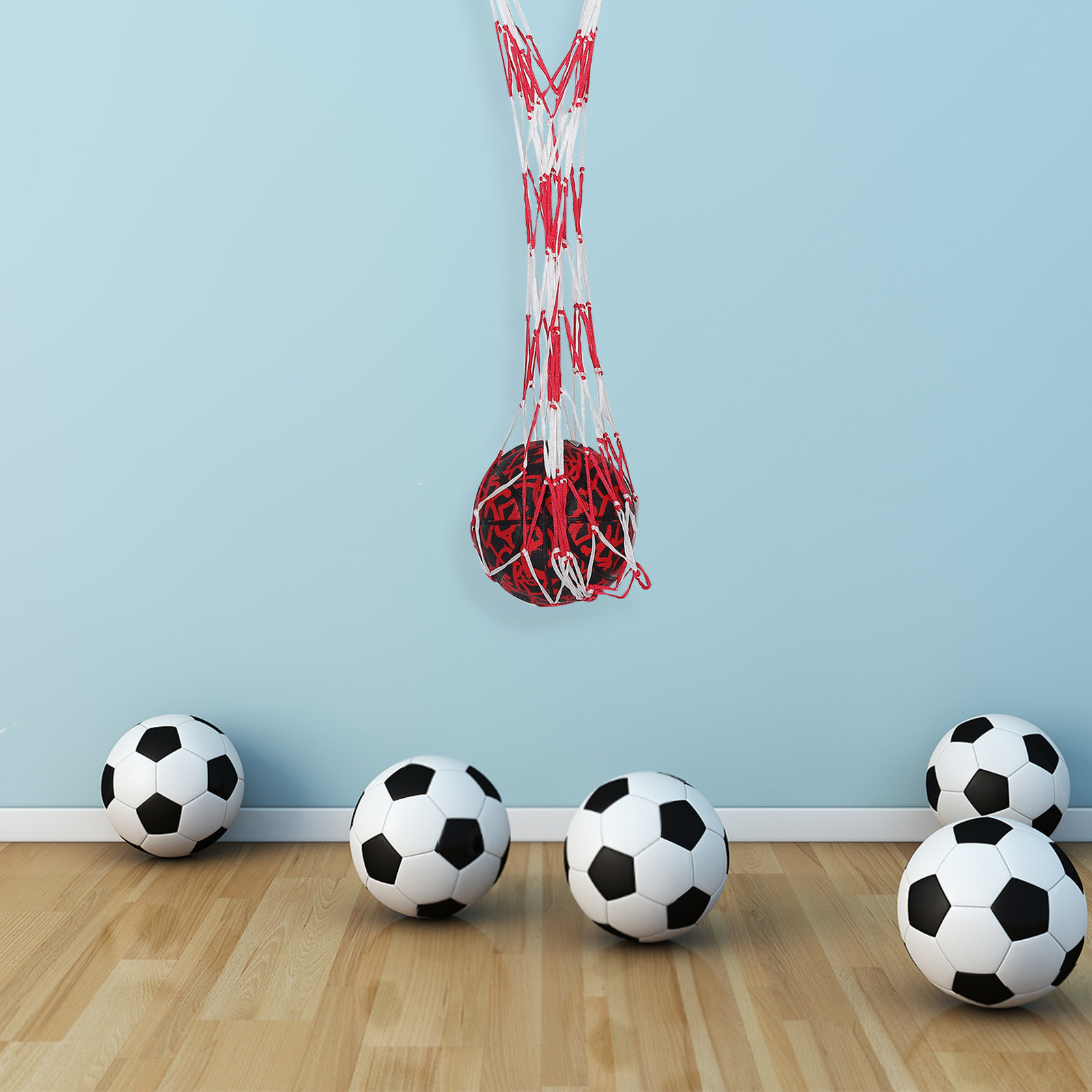 Mesh Ball Storage Bag Portable - Sports Equipment Organizer recension och pris