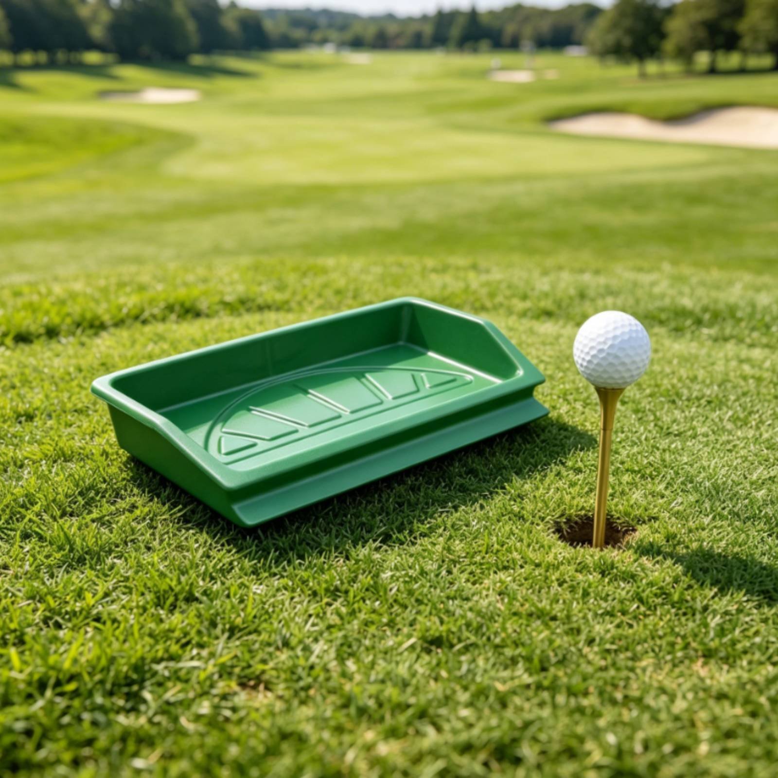 ABS Golf Tee Tray Sturdy Golf  - Sports Equipment Organizer recension och pris