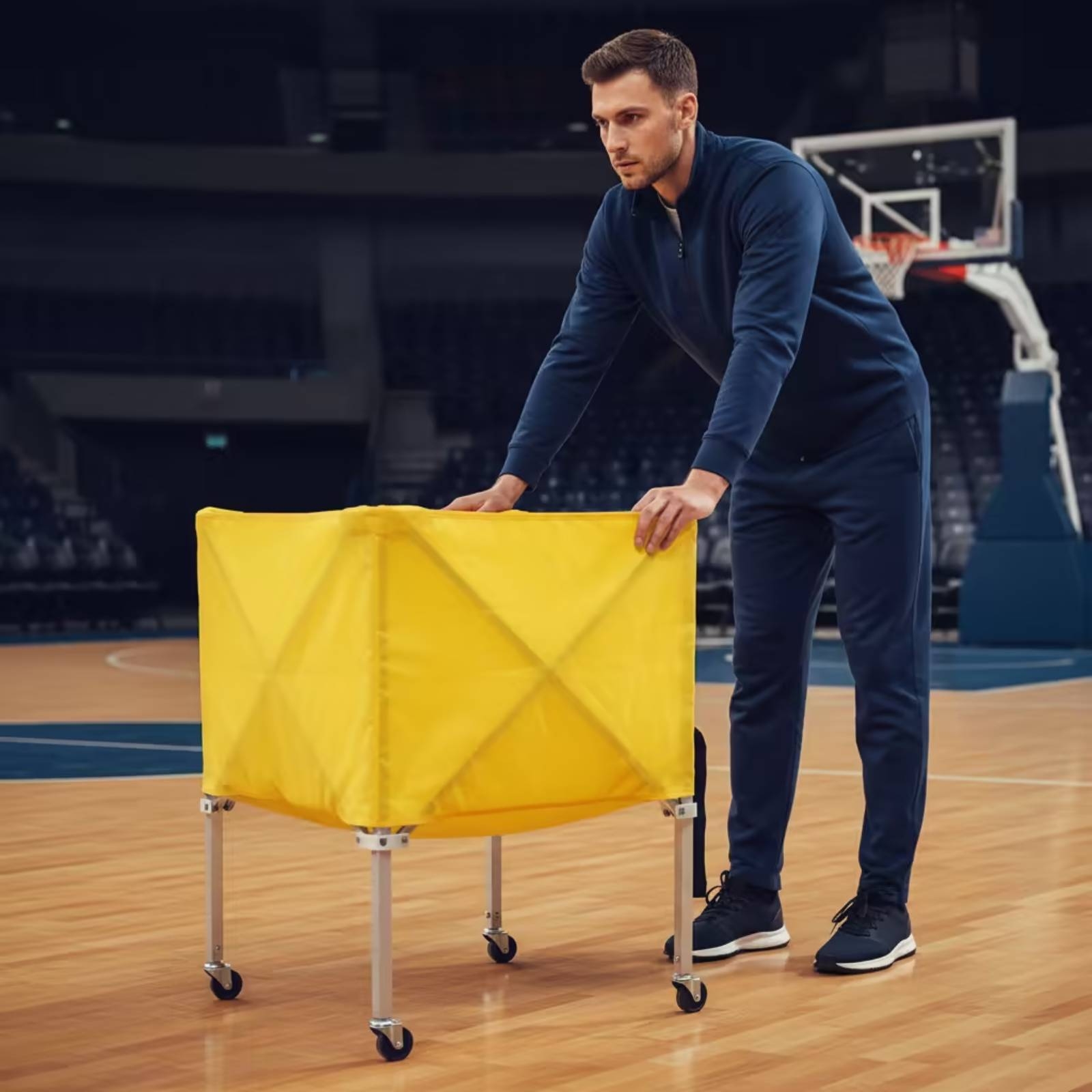Collapsible Ball Cart Lightwei - Sports Equipment Organizer recension och pris
